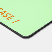 Speelse Happy Duck Custom Kleuren en Tekst Grappig Bureaumat (Hoek)