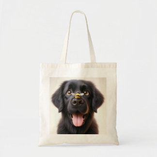 Speelse Hond Afbeelding Tote Bag
