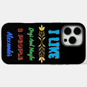 Speelse hond-thema aansteker voor vrienden Case-Mate iPhone case (Achterkant (horizontaal))