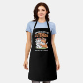 Speelse honden met bloemenkronen – Fun Spring Them Schort (Gedragen)