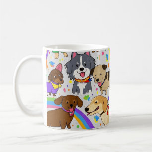 Speelse honden Puppies Koffiemok