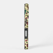 Speelse jaren 80 Doodle Kunstpatroon iPhone 16 Hoesje (Rechterkant)