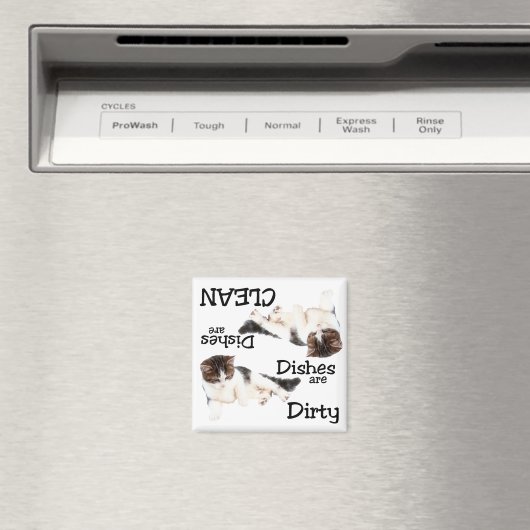 Speelse Kat Vaatwasser Magneet (Insitu (Vaatwasser))