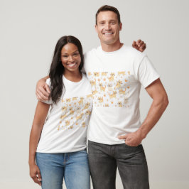 Speelse Katten Patroon T-shirt
