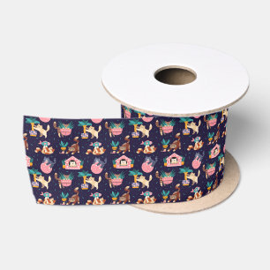 Speelse kattenliefhebber ontwerp lint