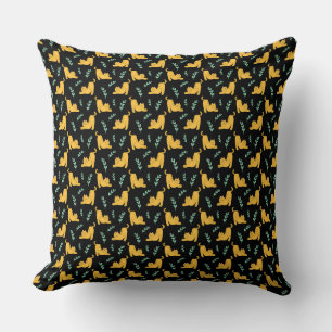 Speelse kattenprint kussen