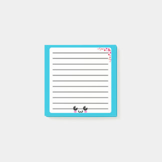Speelse Kawaii Post-it Note Design