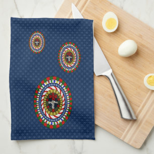 Speelse kerst handdoek