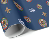 Speelse Kerst Inpakpapier (Rol Hoek)