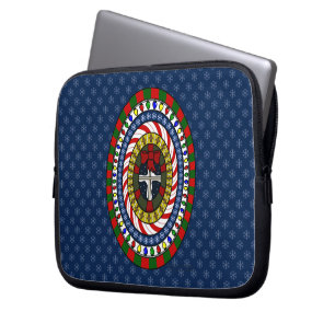 Speelse Kerst Laptop Hoes
