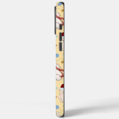 Speelse kerstkatten met garen en vakantiemotief Case-Mate iPhone case (Achterkant / Links)