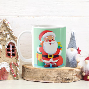 Speelse Kerstman Koffiemok