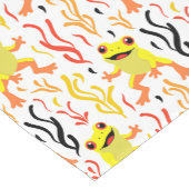 speelse kikkers korte tafelloper (Hoek)