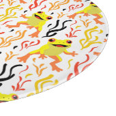 speelse kikkers snijplank (Hoek)