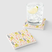 speelse kikkers stenen onderzetter (Zijkant)