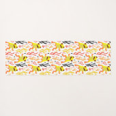 speelse kikkers yogamat (Achterkant (horizontaal))