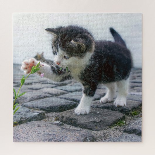 Speelse Kitten Legpuzzel (Verticaal)