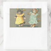  speelse kittens sticker (Tas)