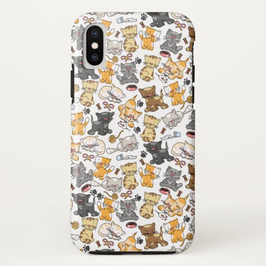 Speelse Kitty Cats Case-Mate iPhone Case (Achterkant)