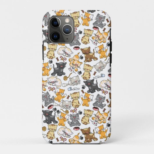 Speelse Kitty Cats Case-Mate iPhone Case (Achterkant)