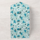 Speelse Koala Patroon Leuke Dier en Natuur Kunst All In One Uitnodiging (Buitenkant)