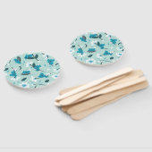 Speelse Koala Patroon Leuke Dier en Natuur Kunst Handwaaier (Niet-gemonteerd)