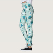 Speelse Koala Patroon Leuke Dier en Natuur Kunst Leggings (Links)