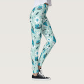 Speelse Koala Patroon Leuke Dier en Natuur Kunst Leggings (Rechts)