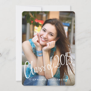Speelse Leuke Klasse van 2015 Afstuderen Uitnodige Kaart