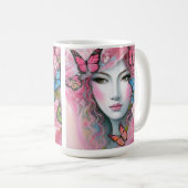 Speelse lieveheersbeestje koffie Mok (Voorkant rechts)