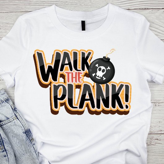 Speelse Loop de Plank Bomb T-shirt