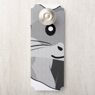 Speelse minimalistische hamster