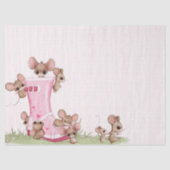 Speelse muizen decoupage tissuepapier (Voorkant)