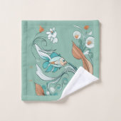 Speelse Nevelige Bad Handdoek (Wasdoekje)