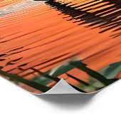 Speelse olifantenkudde bij het Riverbank Poster - (Hoek)