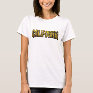 Speelse Oranje CALIFORNIA Citat Shirt