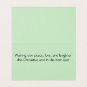 Speelse otter vrienden Kerst Kaart (Binnenkant ongevouwen)