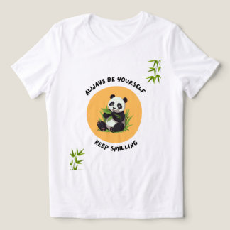 Speelse Panda Vibes T Shirt Design