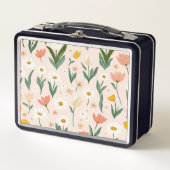 Speelse Pasen Patroon Lunchbox (Voorkant)