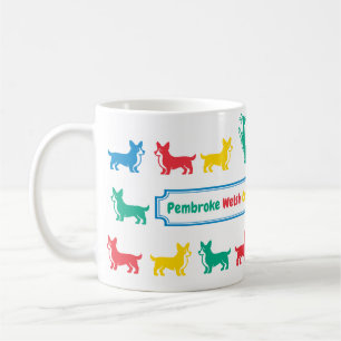 Speelse Pembroke Welsh Corgi Mok