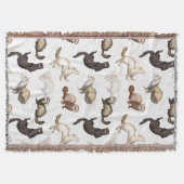 Speelse Pet Ferret Business Deken (Voorkant)