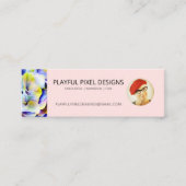 Speelse Pixel Design Visitekaartje (Voorkant)