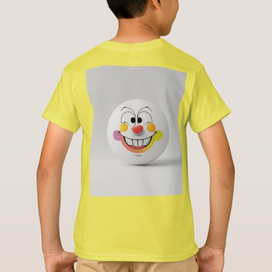 Speelse Pixel Pals ontworpen T-shirt (Achterkant)
