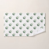 Speelse Polka Dots Groen Bad Handdoek (Handdoek)