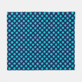 Speelse Polka Dots | PD-02 | Fleece Deken (Voorkant (Horizontaal))