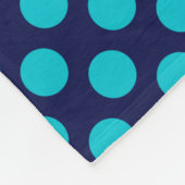 Speelse Polka Dots | PD-02 | Fleece Deken (Hoek)