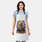 speelse pompoen schort (Gedragen)