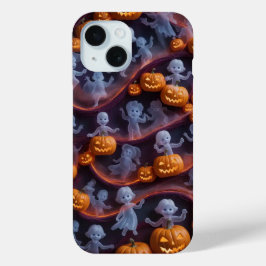 Speelse Pumpkin Ghost Halloween iPhone / iPad case