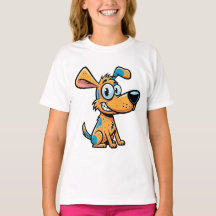 Speelse Pup Kids Pullover Hoodie