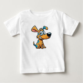 Speelse Puppy Baby Fijne Jersey T-Shirt